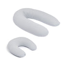 Doomoo Twisty 2 in 1 Pearl Gray Pregnancy/Breastfeeding Pillow