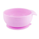 Chicco Pink Silicone Bowl 6M+