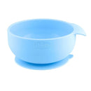 Chicco Blue Silicone Bowl 6M+