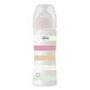 Chicco Well-Being Plastic Bottle 250ml Medium Flow White