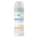 Chicco Well-Being Plastic Bottle 250ml Medium Flow Green