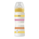 Chicco Well-Being Plastic Bottle 330ml Fast Flow Yellow