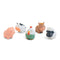 Saro Set of 5 Funny Farm Bath Toys