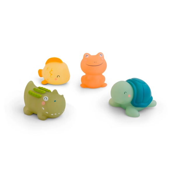 Saro Set of 4 Tropicool Thermosensitive Bath Toys