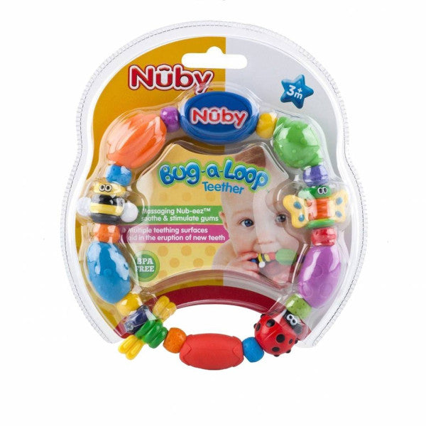 Nuby Teeth Bug-a-loop 3M