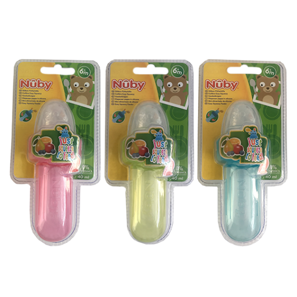 Nuby Silicone Feeder 40ml 6M+