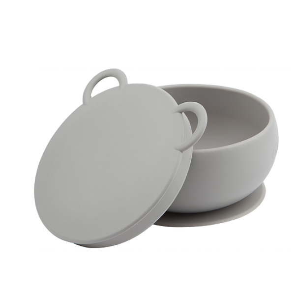 Minikoioi Bowl With Lid Gray 101080004