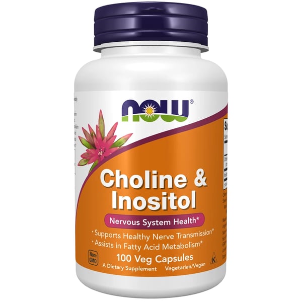 Now Foods Choline & Inositol X100 Capsules