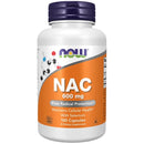 Now Foods Nac-Acetyl Cysteine 600mg 100 Capsules