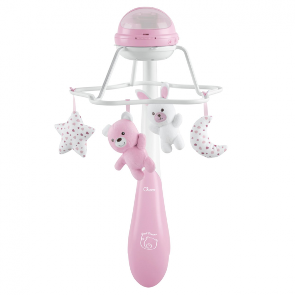 Chicco Pink Rainbow Mobile Toy