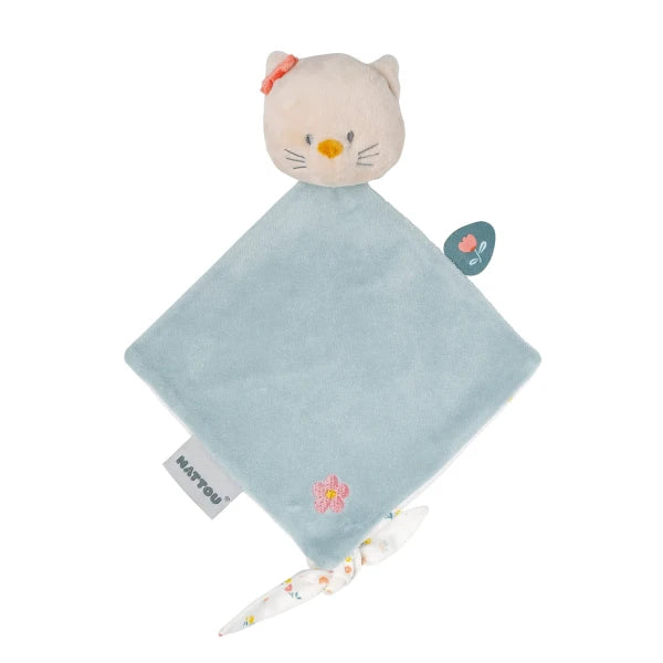 Nattou Mila, Zoe & Lana - Mini Doudou - Cat - Lana
