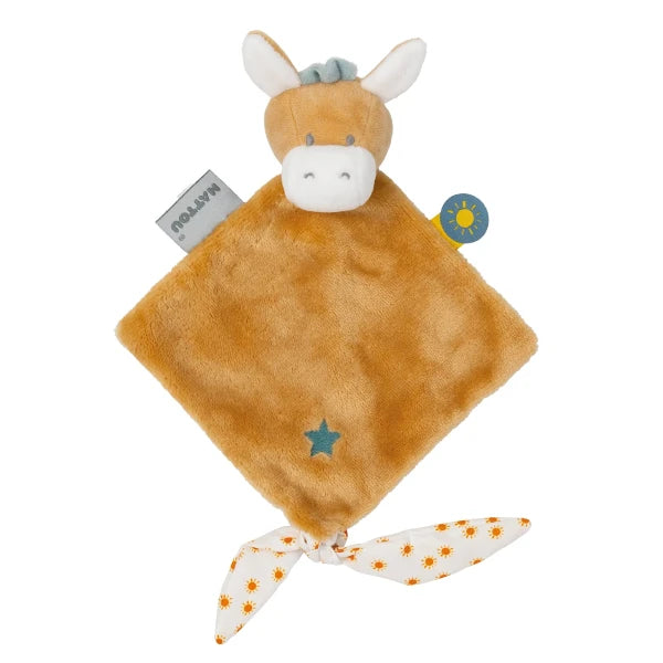 Nattou Felix & Leo - Mini Doudou - Donkey - Leo