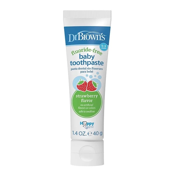 Dr. Browns Natural Strawberry Toothpaste 0-3 Years