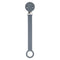 Nattou Pacifier Chain Anthracite Silicone Ribbon