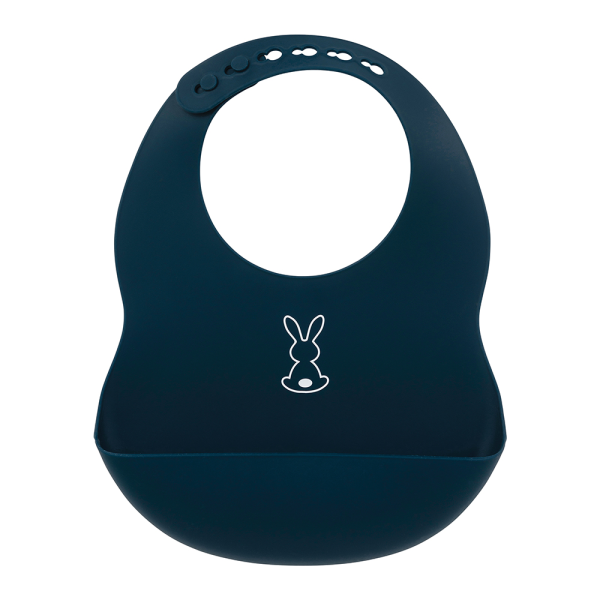 Nattou Silicone Bib Dark Blue