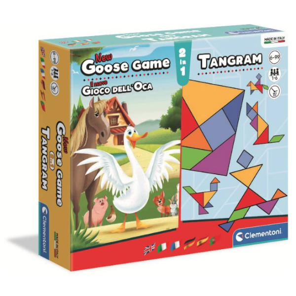 Clementoni 16301 Game of Geese + Tangram