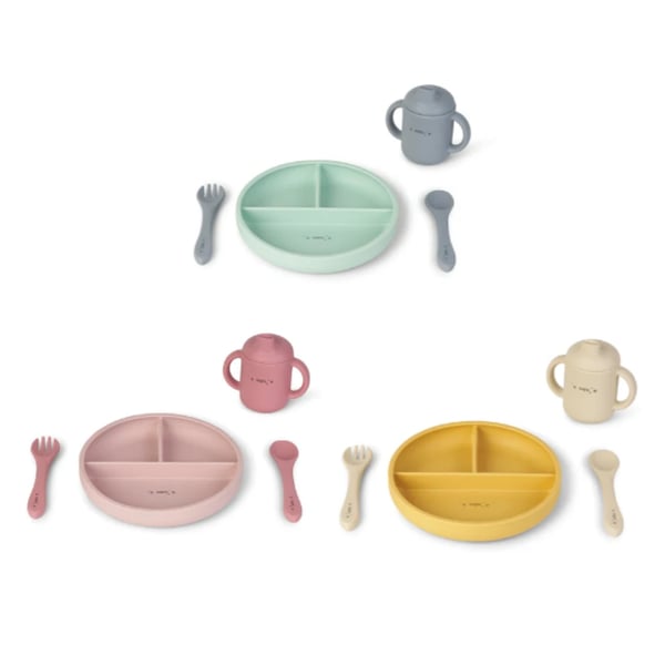 Saro Slicone Food & Fun Feeding Set