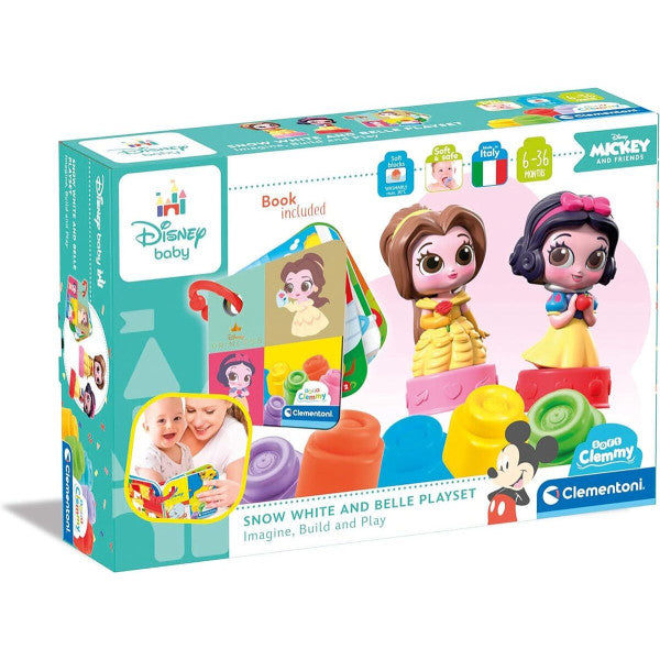 Clementoni 17843 Soft Clemmy Disney Princess Playset