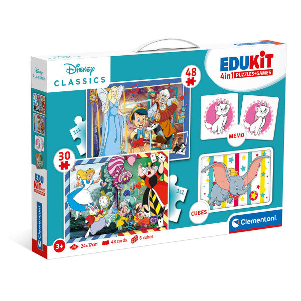 Clementoni 18291 Edukit 4 in 1 Disney