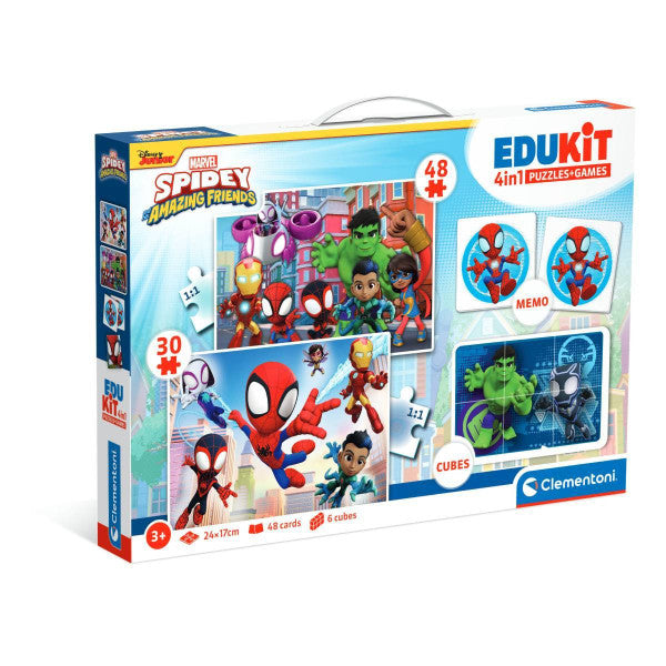 Clementoni 18291 Edukit 4 in 1 Spidey Amazing Friends