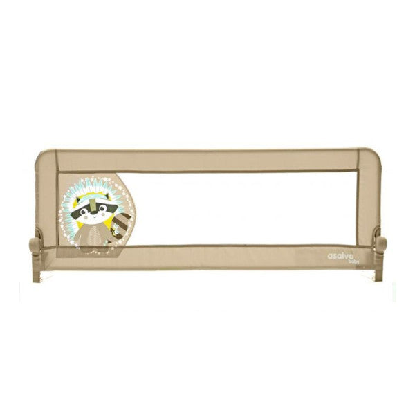 Asalvo 2-in-1 Bed Barrier 150cm Raccoon