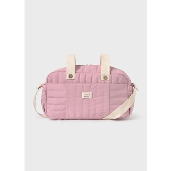 Mayoral Baby Bag Baby Pink Technical Fabric