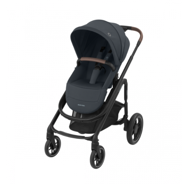 Maxi Cosi Plaza + Essential Graphite Stroller