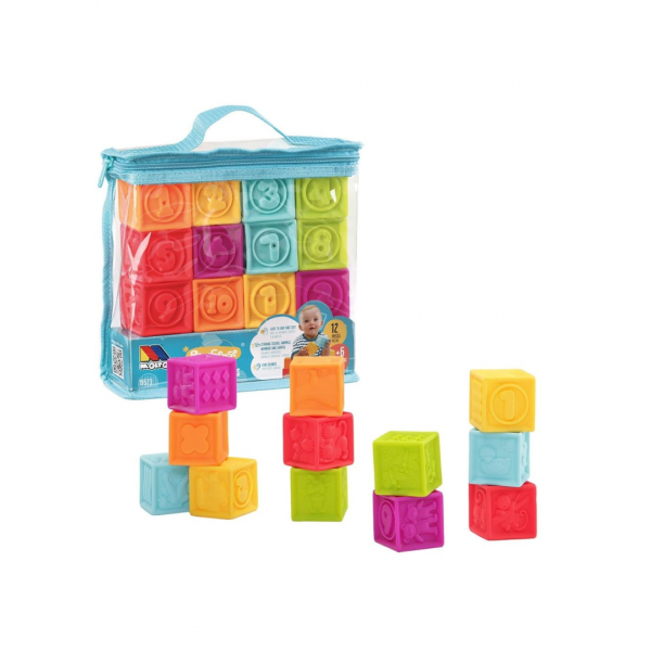 Molto 19523 Sensory Cubes 12 Pieces