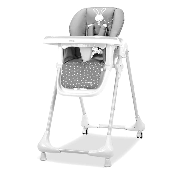 Asalvo Gray Rabbit High Chair