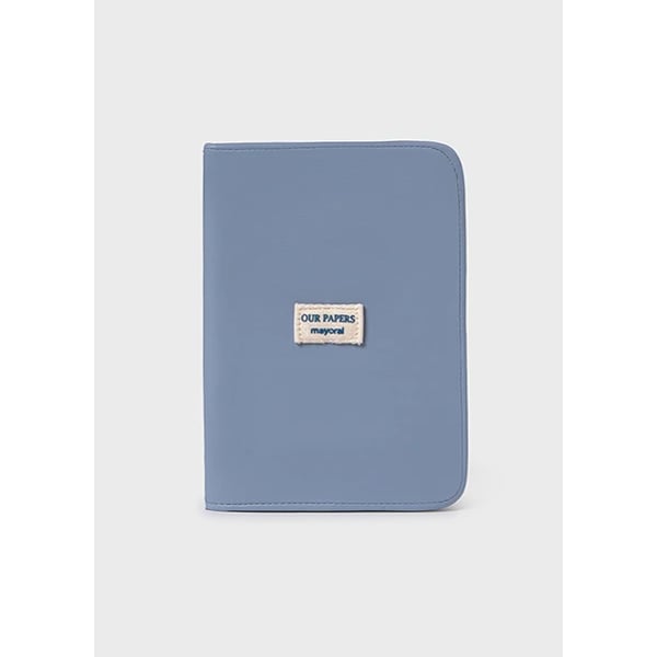Mayoral Baby Minimal Document Holder Dusty Blue