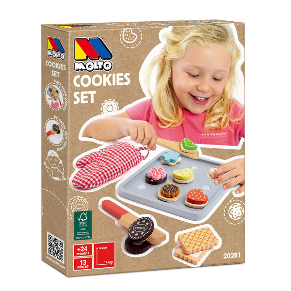 Molto 20281 Wooden Cookies Kit