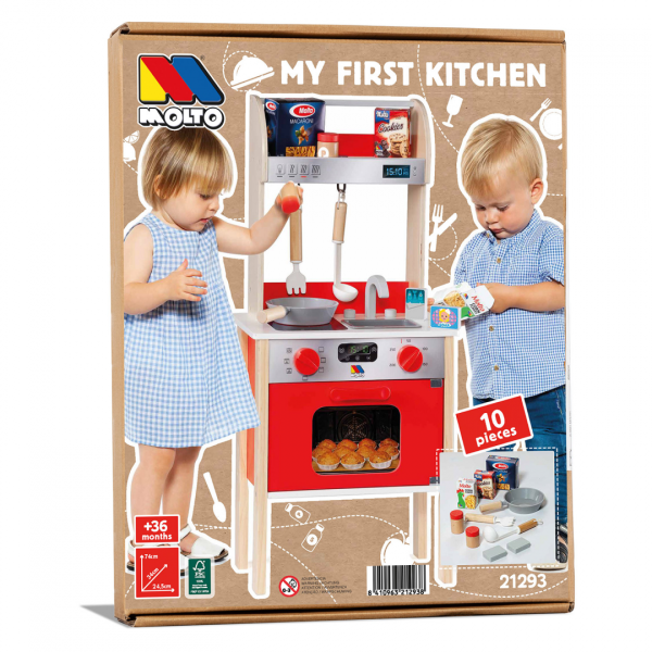 Molto 21293 My First Red Kitchen