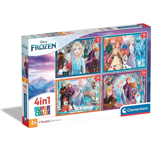 Clementoni 21518 Puzzle 4 in1 Frozen