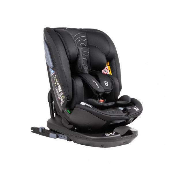 Asalvo Panafix i-Size 40-150cm Black Car Seat with Isofix