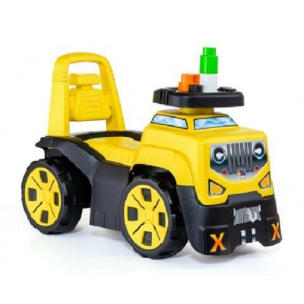 Molto 22203 3-in-1 Suv Walker + Block Set Yellow