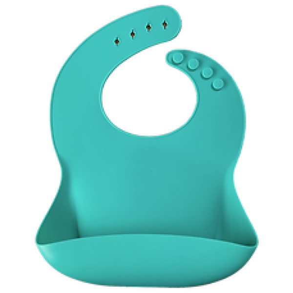 Minikoioi Basic Aqua Green Bib