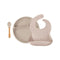 Minikoioi BLW Set II Bubble Beige Feeding Set