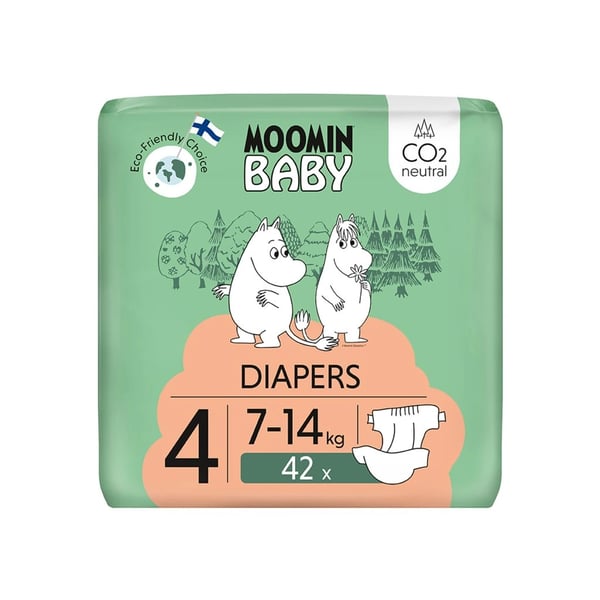 Moomin Baby Diapers 4 (7-14kg) x42