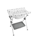 BabyJem Lea Foldable Baby Bathtub White/Stars