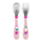 Chicco Pink Stainless Steel Cutlery 18M+