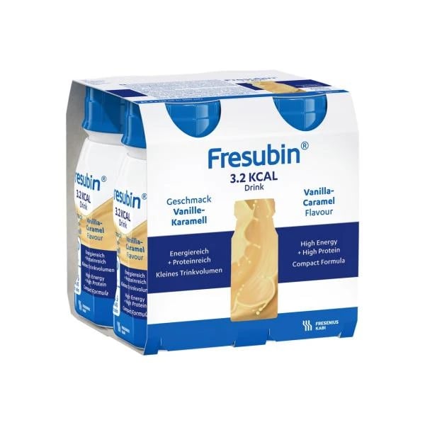 Fresubin 3.2KCAL Drink Vanilla-Caramel 4x 125ml