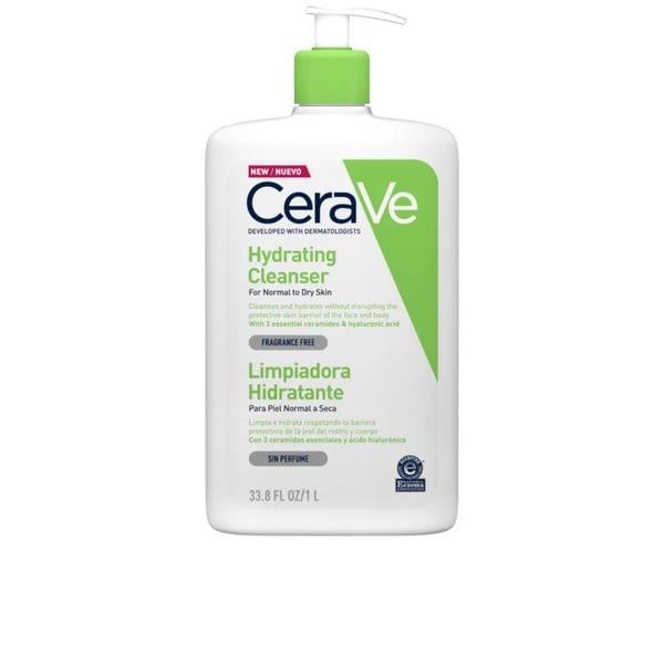 CeraVe Hydrating Cleanser - Moisturizing Cleansing Cream 1L