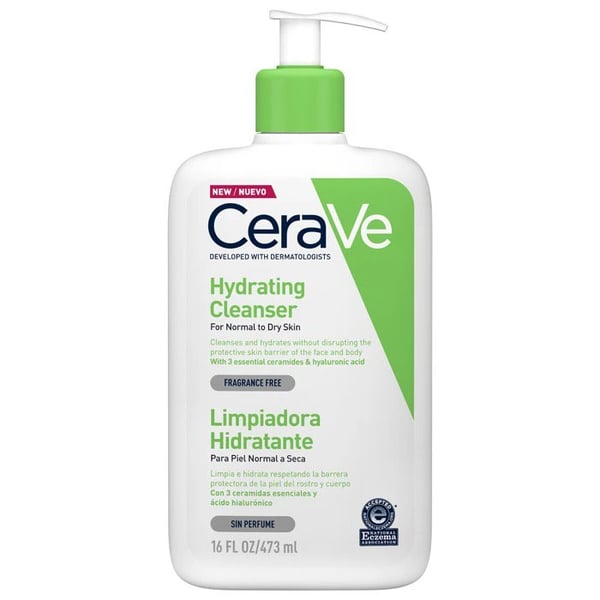 CeraVe Hydrating Cleanser - Moisturizing Cleansing Cream 473ml