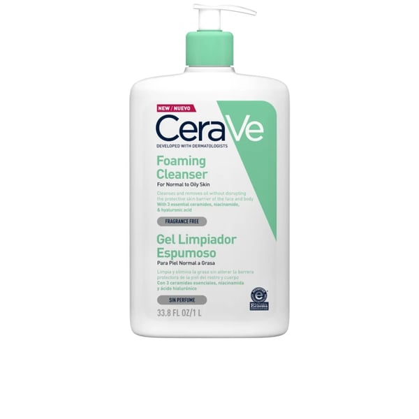 CeraVe Foaming Cleanser - Foaming Cleansing Gel 1L