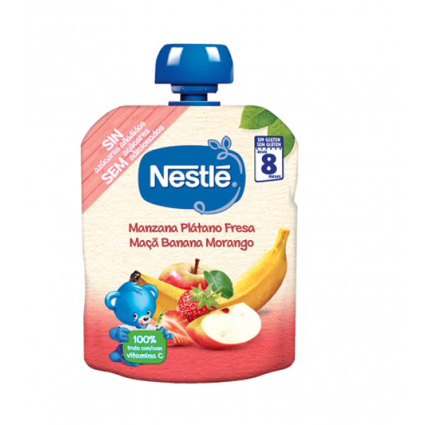 Nestlé Apple Banana Strawberry Packet 8M+ 90G