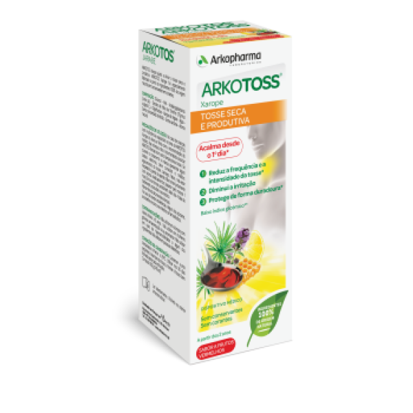 Arkotos Cough Syrup Red Fruits 140ml