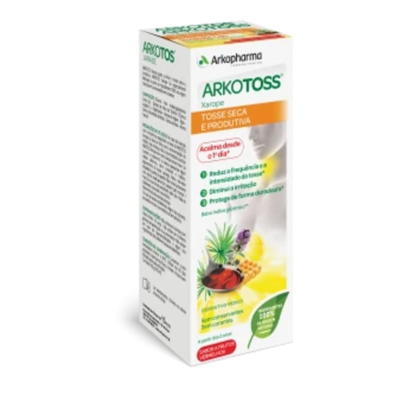 Arkotoss Dry and Productive Cough Syrup Red Fruits 140ml