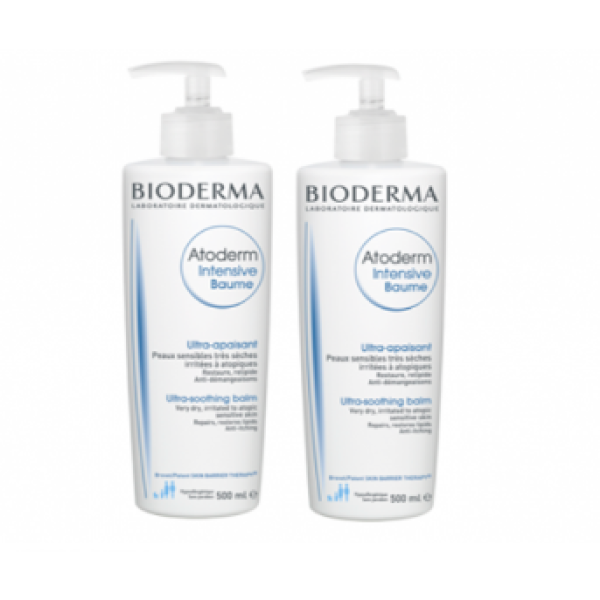 Bioderma Atoderm Intensive Baume Duo Promotional Price 2 x 500ml