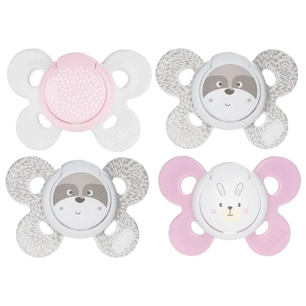 Chicco Physio Comfort Silicone Pacifier for Girls 2-6M