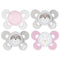Chicco Physio Comfort Silicone Pacifier for Girls 2-6M